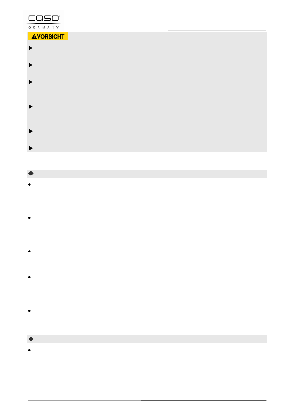2 reinigung | CASO Germany MG 25 menu User Manual | Page 35 / 165
