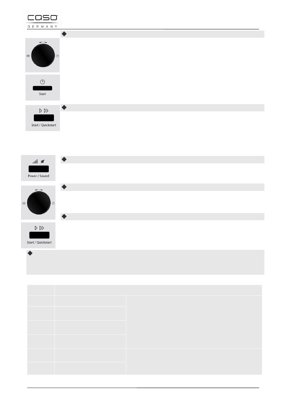 11 “microwave” mode | CASO Germany MG 25 menu User Manual | Page 55 / 165