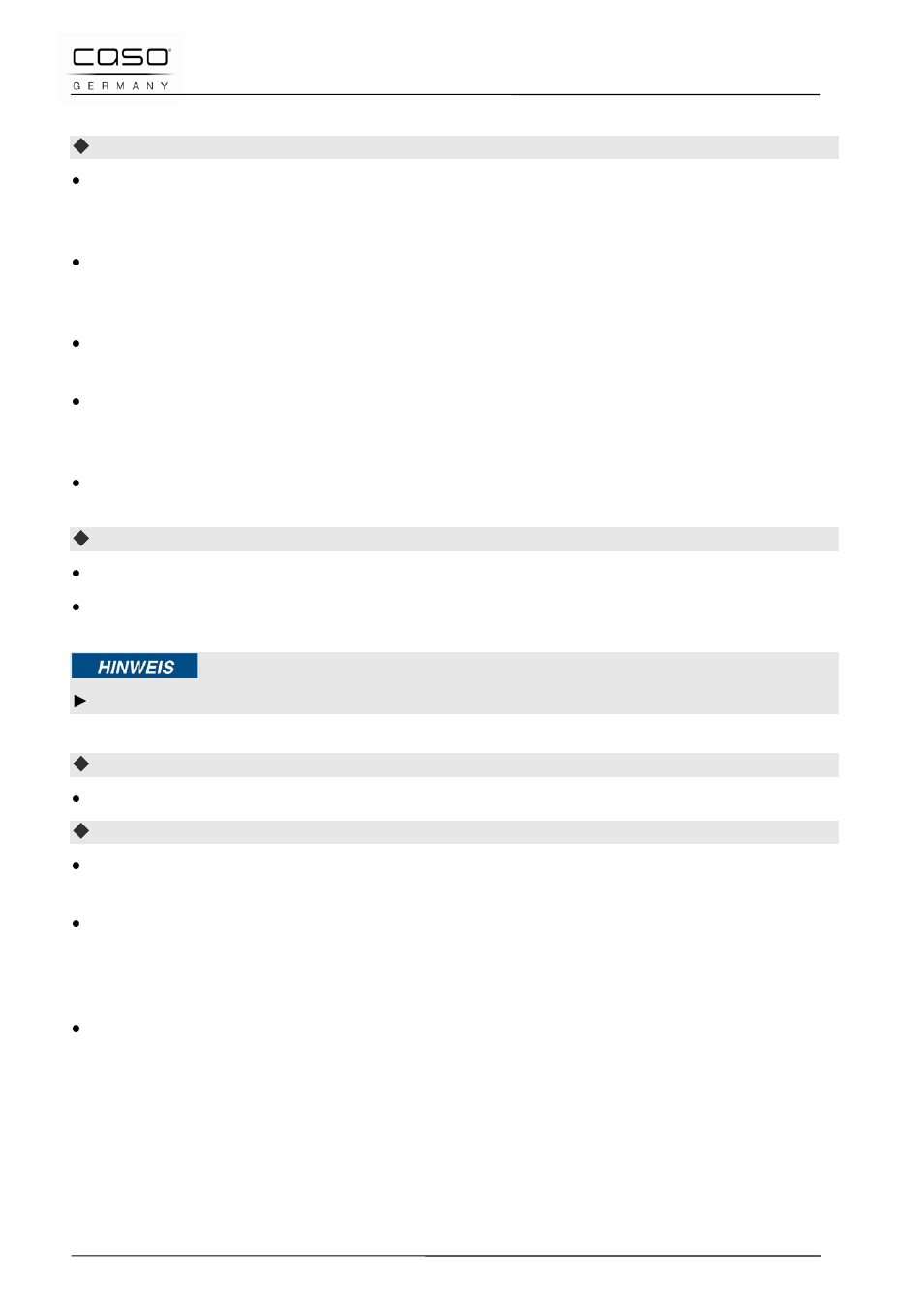 2 cleaning, 14 troubleshooting | CASO Germany MG 25 menu User Manual | Page 60 / 165