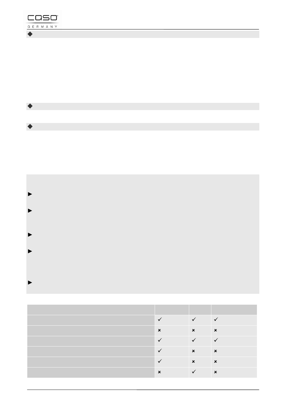 3 indications sur la vaisselle pour micro-onde | CASO Germany MG 25 menu User Manual | Page 77 / 165