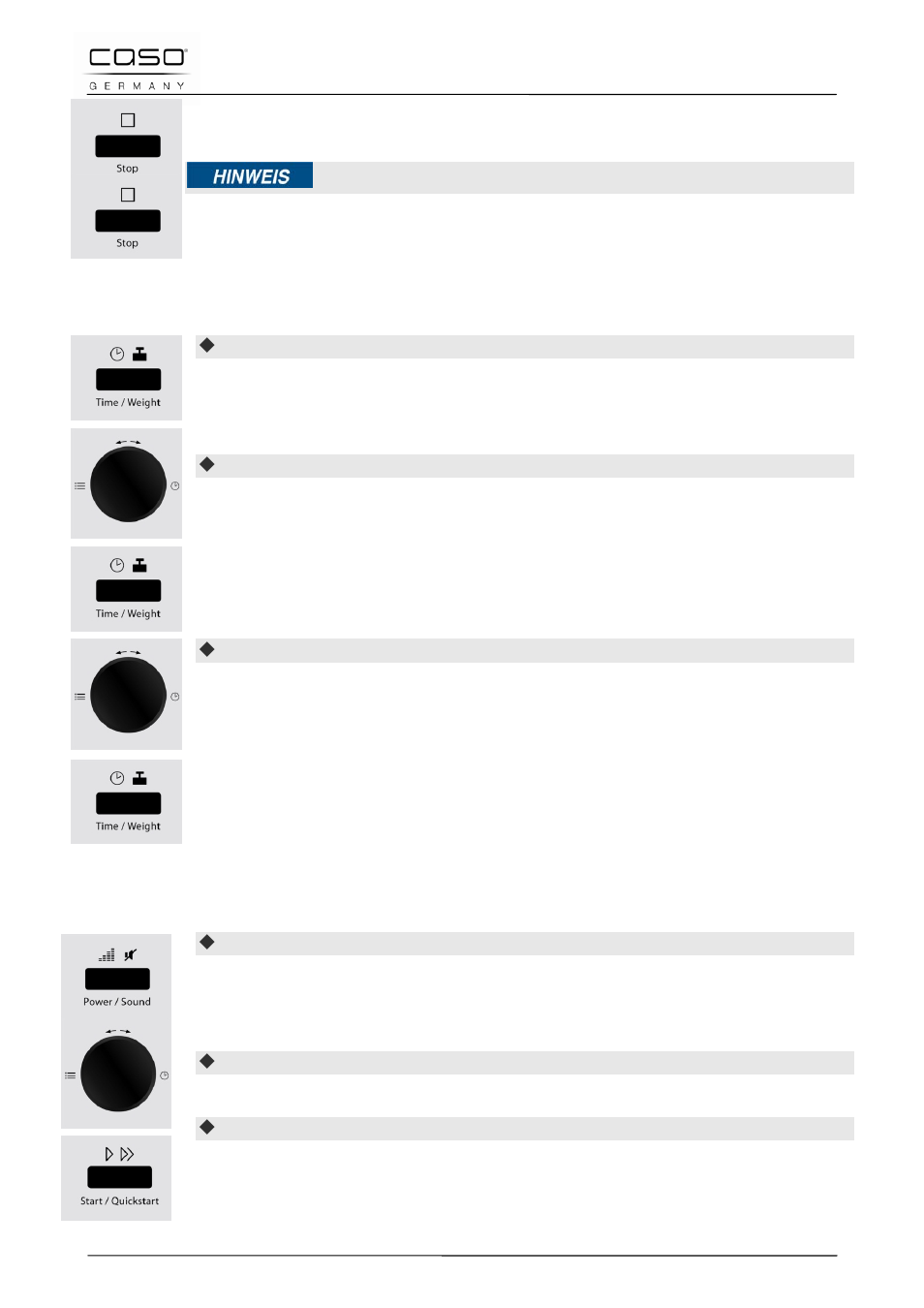 9 setting the clock, 10 “microwave” mode | CASO Germany MG 20 menu User Manual | Page 53 / 161