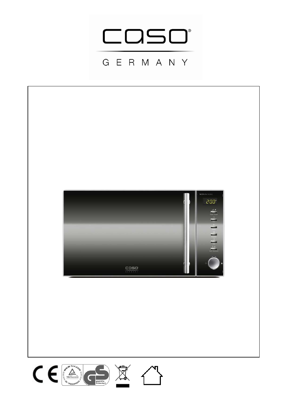 CASO Germany M 20 electronic User Manual | 142 pages