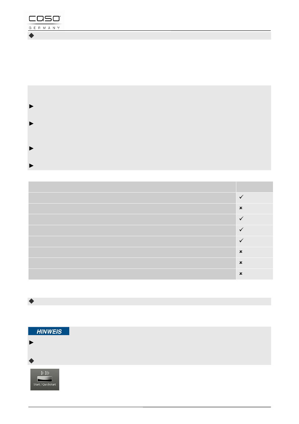 3 indications sur la vaisselle pour micro-onde, 4 ouvrir et fermer la porte, Remarque | CASO Germany M 20 electronic User Manual | Page 69 / 142