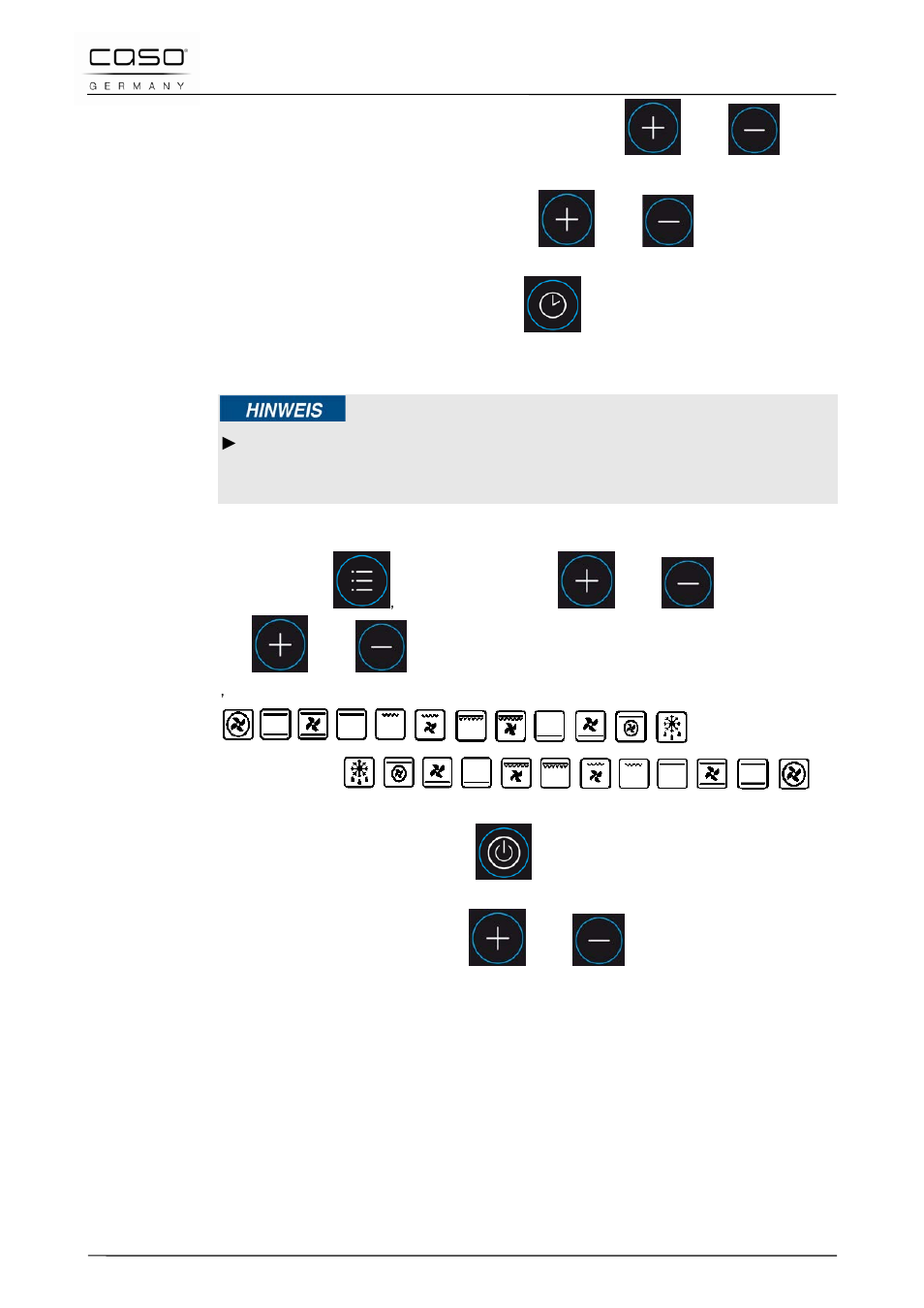 1 schnellstart | CASO Germany EO27 User Manual | Page 27 / 151