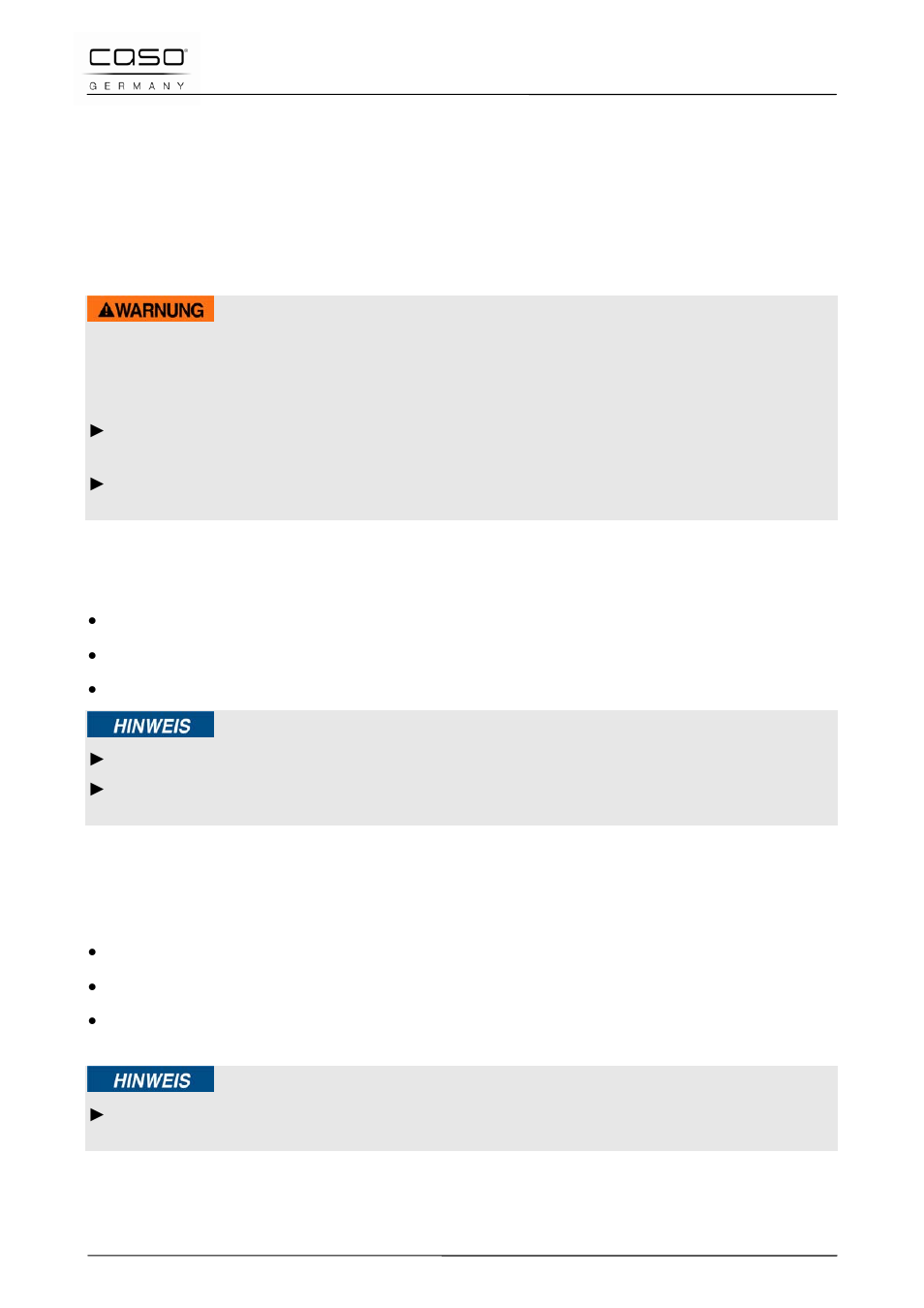 26 messa in funzione, 1 indicazioni di sicurezza, 2 insieme della fornitura ed ispezione trasporto | 3 disimballaggio, Avviso, Indicazione | CASO Germany WineDuett Touch 21 User Manual | Page 52 / 84