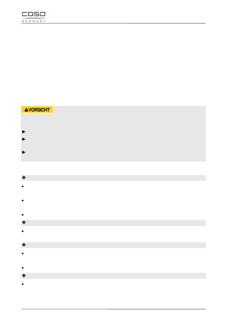 2 typenschild, 6 reinigung und pflege, 1 sicherheitshinweise | 2 reinigung | CASO Germany WineCase 8 User Manual | Page 17 / 78