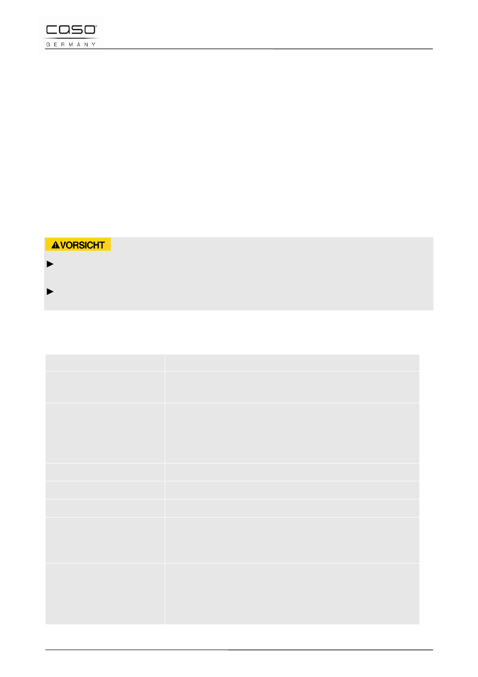 3 bewegen ihres gerätes, 7 störungsbehebung, 1 sicherheitshinweise | 2 störungsursachen und -behebung | CASO Germany WineCase 8 User Manual | Page 18 / 78