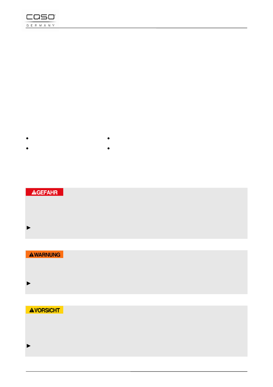 17 mode d´emploi, 1 généralités, 2 informations relatives à ce manuel | 3 avertissements de danger, Danger, Attention, Prudence | CASO Germany WineCase 8 User Manual | Page 32 / 78