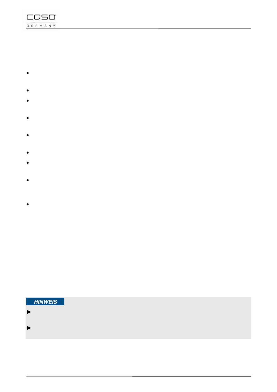 5 colocación, 1 requisitos que debe reunir el lugar de montaje, 2 control | 3 los estantes, 4 sacar los estantes, Nota | CASO Germany WineCase 8 User Manual | Page 61 / 78