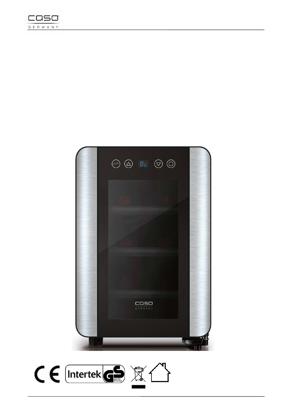 Istruzioni d’uso originali, Winecase 6 | CASO Germany WineCase 6 User Manual | Page 44 / 79