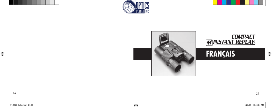 Français | Bushnell Instant Replay 11-8323 User Manual | Page 13 / 73