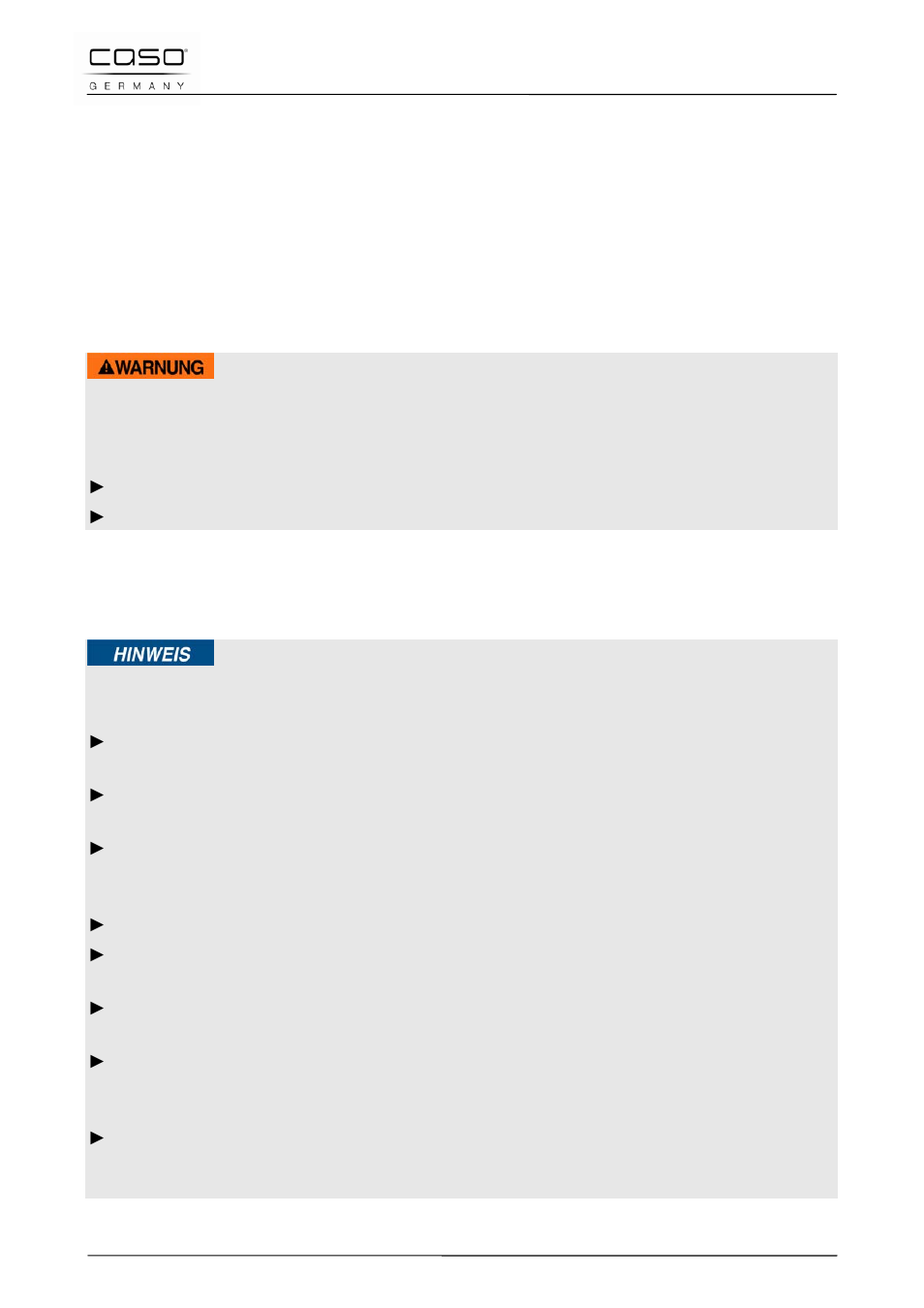 2 sicherheit, 1 bestimmungsgemäße verwendung, 2 allgemeine sicherheitshinweise | CASO Germany WineDuett 12 User Manual | Page 11 / 83