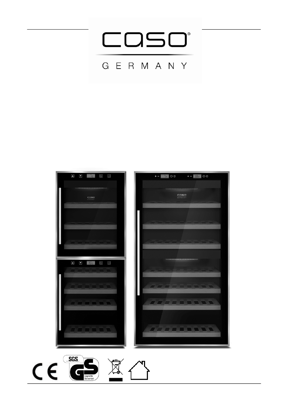 CASO Germany WineMaster Touch 38-2D (652) User Manual | 94 pages