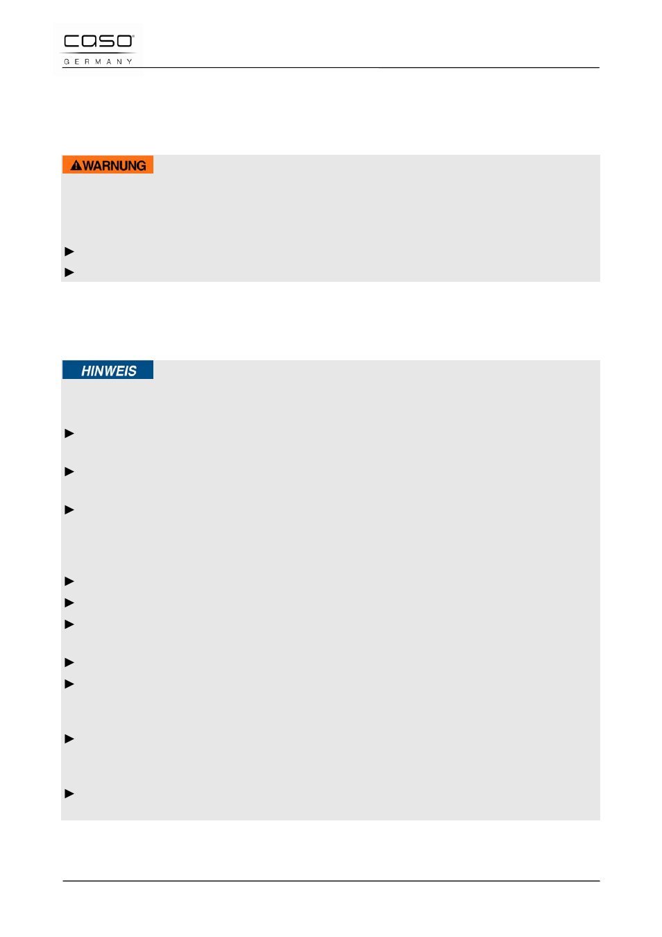 1 utilisation conforme, 2 consignes de sécurités générales, Attention | Remarque | CASO Germany WineMaster Touch 38-2D (652) User Manual | Page 40 / 94