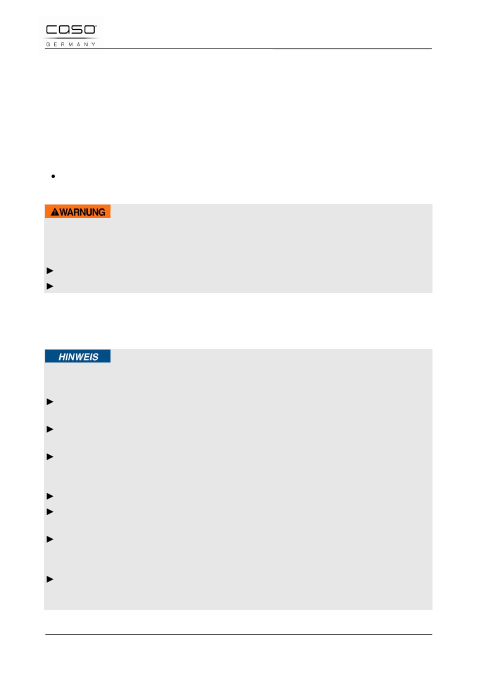 37 veiligheid, 1 gebruik volgens de voorschriften, 2 algemene veiligheidsinstructies | Waarschuwing | CASO Germany WineMaster Touch 38-2D (652) User Manual | Page 84 / 94