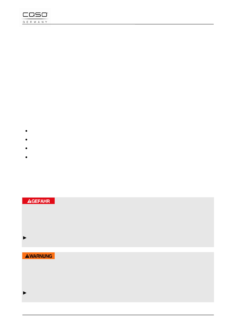 1 bedienungsanleitung, 1 allgemeines, 2 informationen zu dieser anleitung | 3 warnhinweise | CASO Germany WineMaster Touch 38-2D (652) User Manual | Page 9 / 94