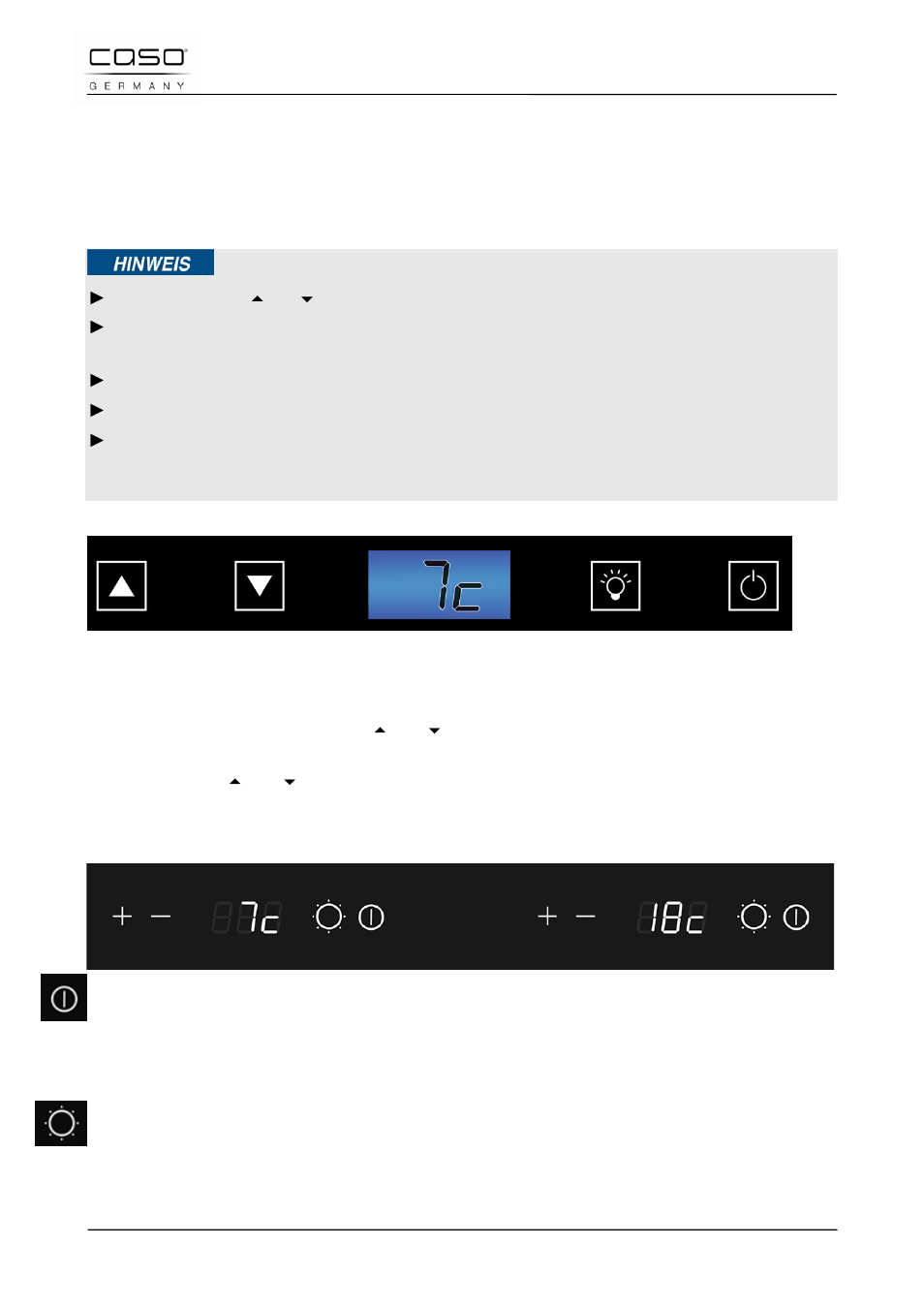 39 bediening en gebruik, 1 bedieningspaneel en display | CASO Germany WineMaster Touch 38-2D (652) User Manual | Page 91 / 94