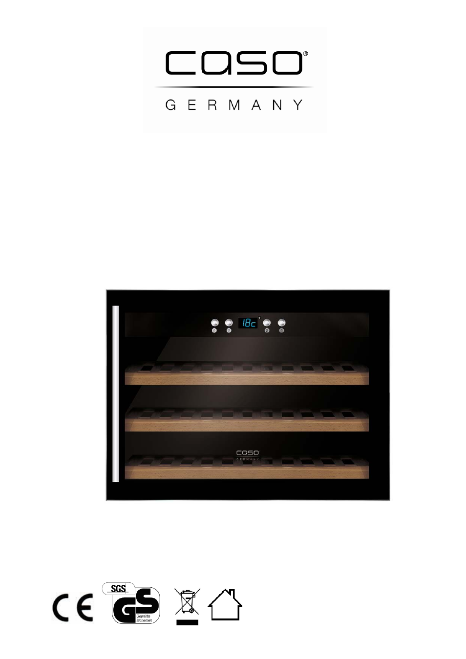 CASO Germany WineSafe 18 EB User Manual | 105 pages