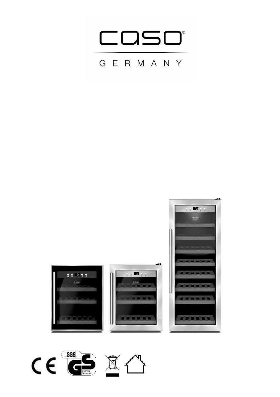 CASO Germany WineSafe 12 (622,624) User Manual | 80 pages