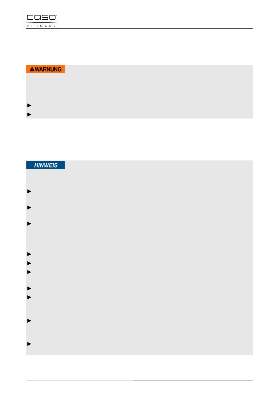 1 utilisation conforme, 2 consignes de sécurités générales, Attention | Remarque | CASO Germany WineSafe 12 (622,624) User Manual | Page 36 / 80