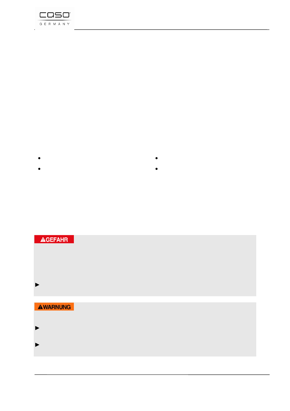 53 gebruiksaanwijzing, 1 algemeen, 2 informatie over deze gebruiksaanwijzing | 3 waarschuwingsinstructies, Gevaar, Waarschuwing | CASO Germany FastVac 4000 User Manual | Page 106 / 125