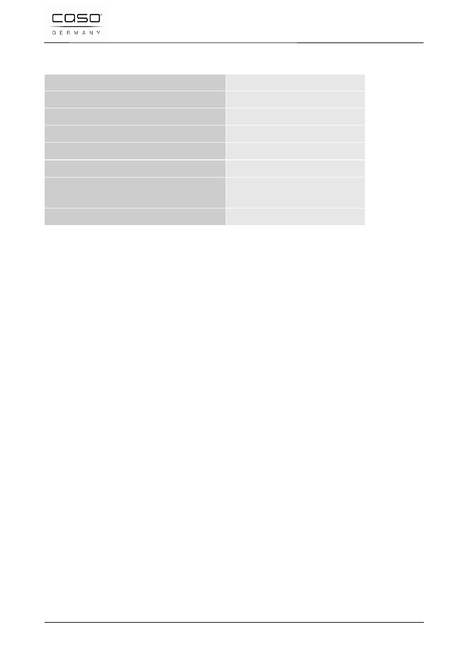 21 technical data | CASO Germany FastVac 4000 User Manual | Page 47 / 125