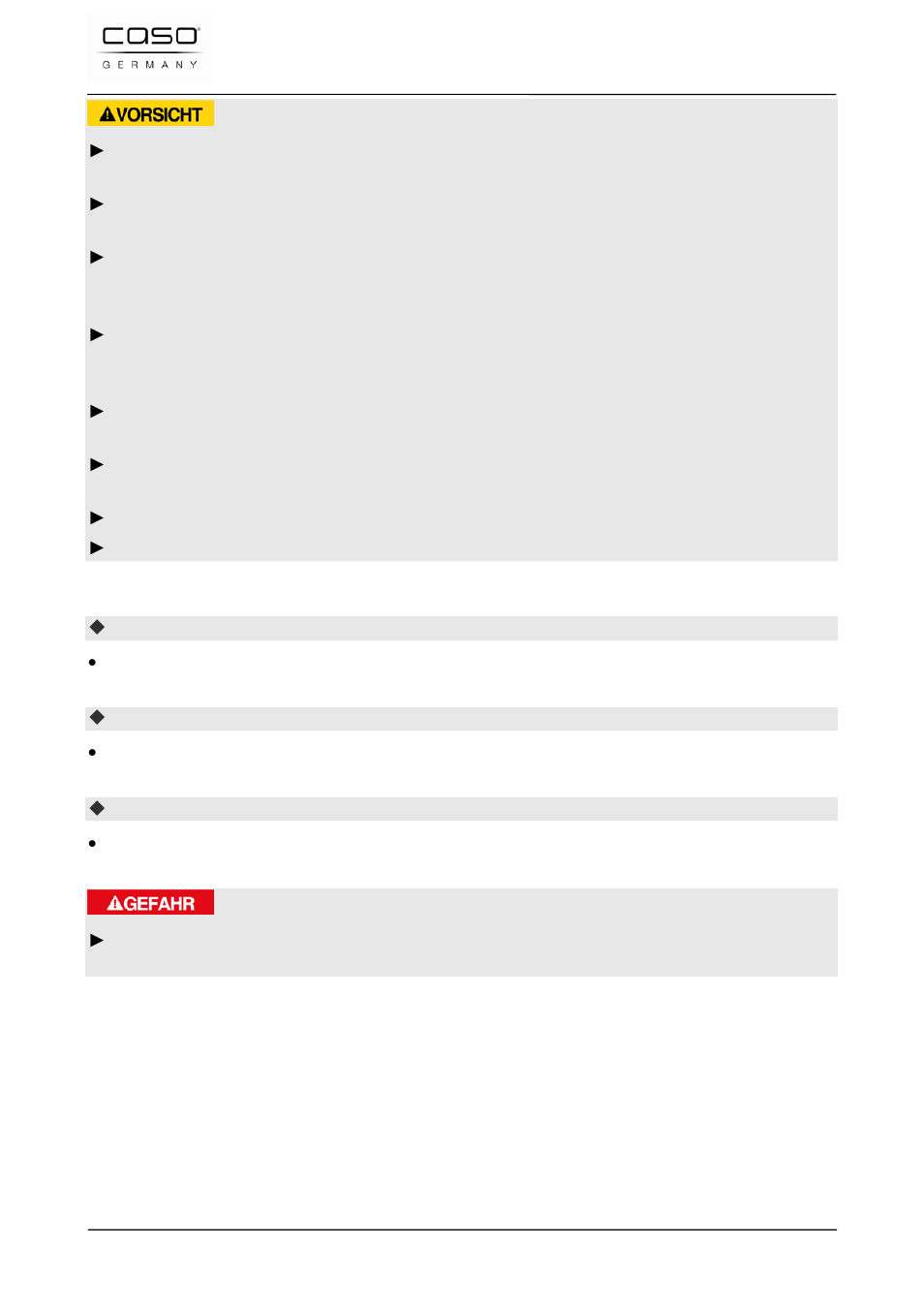 2 reinigung, 9 störungsbehebung | CASO Germany FastVac 3000 User Manual | Page 25 / 119