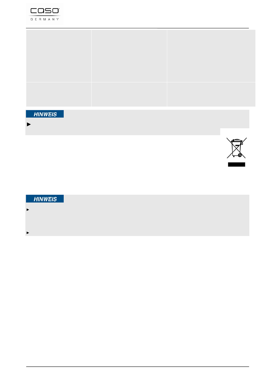 10 entsorgung des altgerätes, 11 garantie | CASO Germany FastVac 3000 User Manual | Page 27 / 119