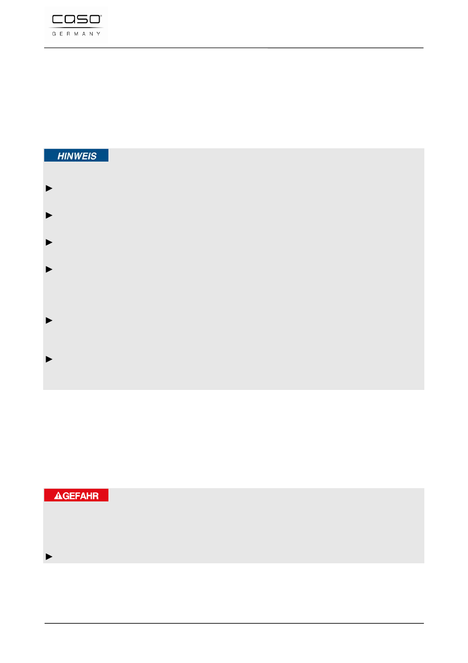 24 mise en service, 1 consignes de sécurité, Remarque | Danger | CASO Germany FastVac 3000 User Manual | Page 51 / 119