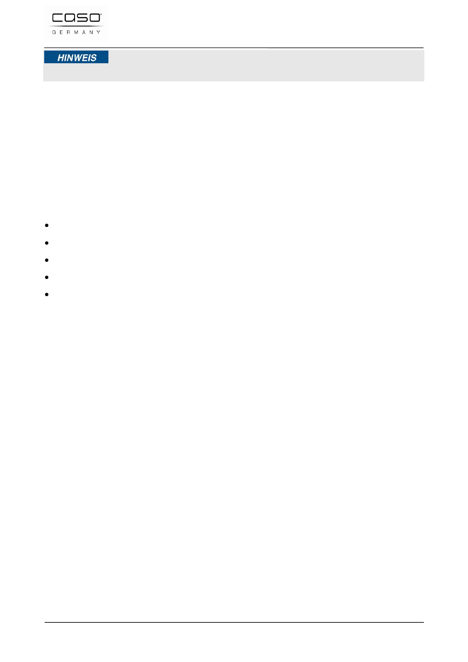 4 limitación de responsabilidad, 5 derechos de autor (copyright), 43 seguridad | Nota | CASO Germany FastVac 3000 User Manual | Page 85 / 119