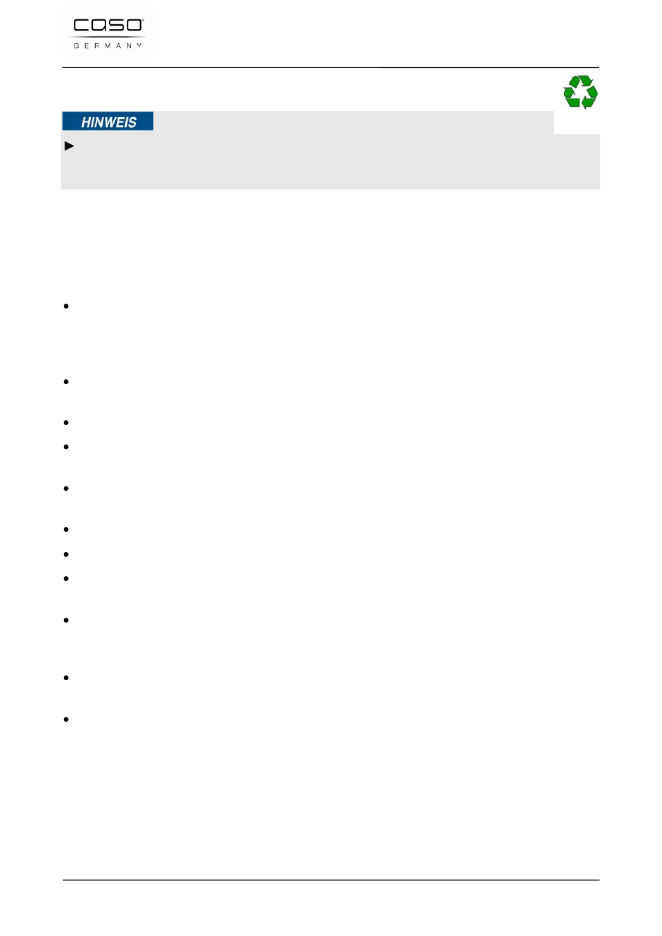 6 colocación, 1 requisitos que debe reunir el lugar de montaje, Nota | CASO Germany FastVac 3000 User Manual | Page 90 / 119