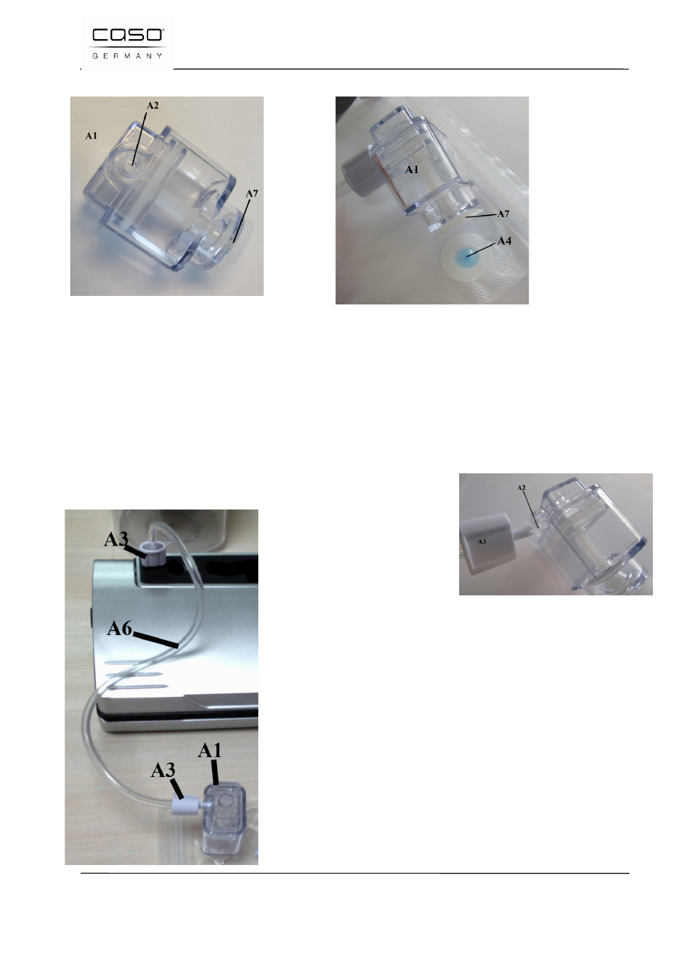 2 bediening: vacumeren van een zip-zakje | CASO Germany VC 320 Vacuum Set User Manual | Page 126 / 132