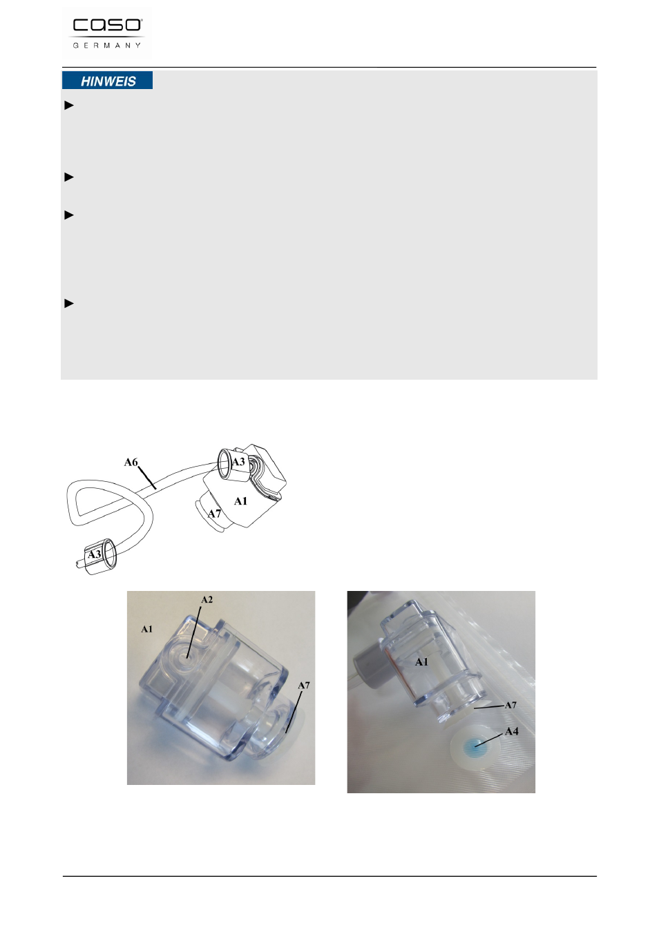 5 vakuum-verpacken in einem zip-beutel, 1 übersicht, 2 bedienung: vakuumieren eines zip-beutels | CASO Germany VC 320 Vacuum Set User Manual | Page 24 / 132