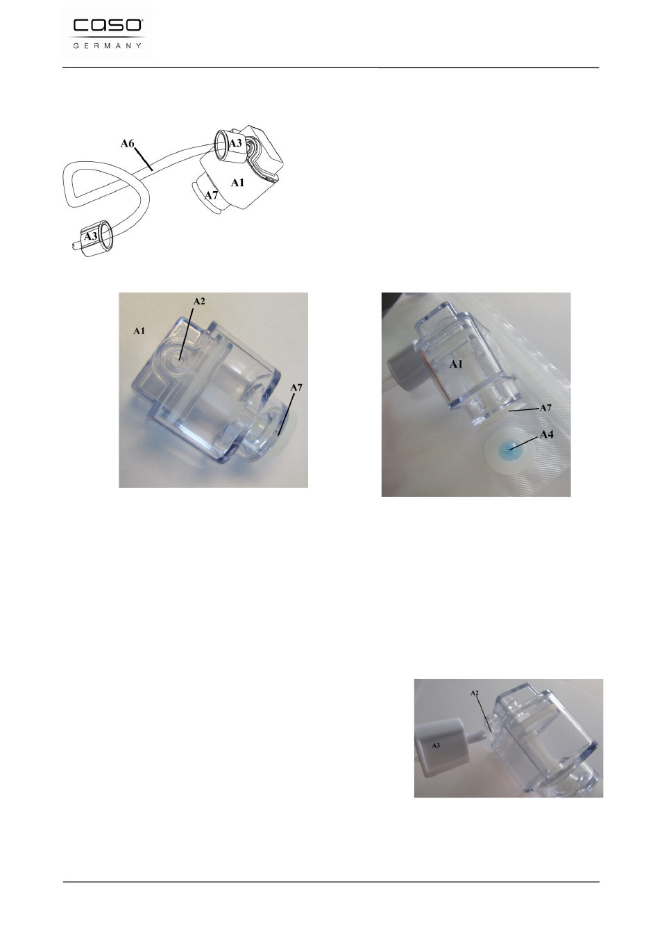 7 vacuuming food in a zip bag, 1 overview, 2 operation vacuum sealing a bag | CASO Germany VC 320 Vacuum Set User Manual | Page 45 / 132