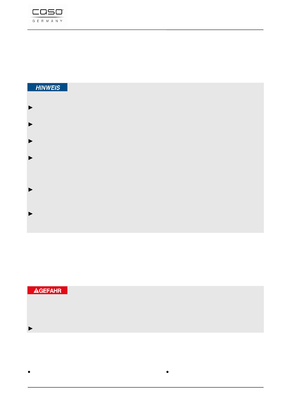 21 mise en service, 1 consignes de sécurité, 2 inventaire et contrôle de transport | Remarque, Danger | CASO Germany VC 320 Vacuum Set User Manual | Page 56 / 132