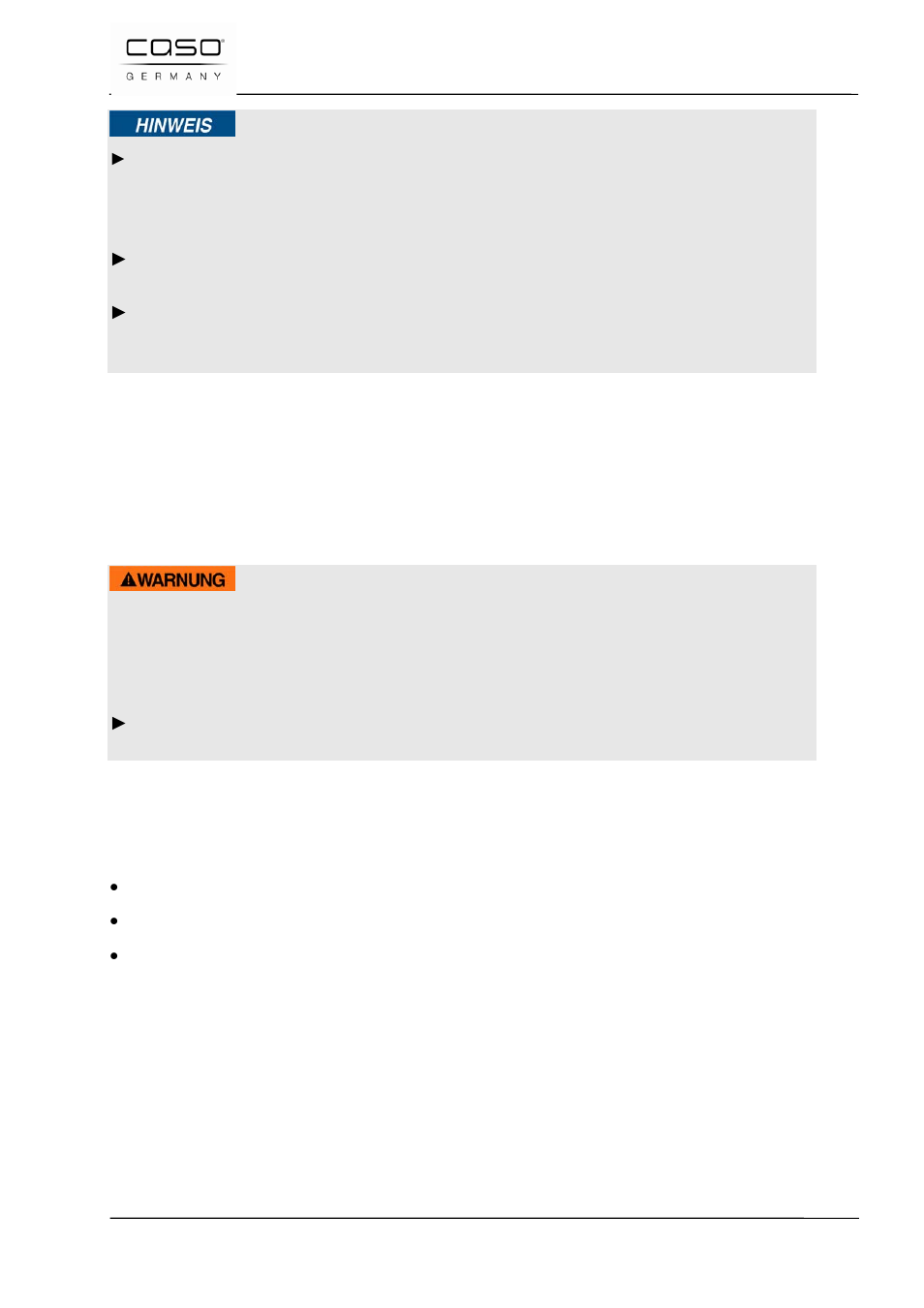 57 ingebruikname, 1 veiligheidsvoorschriften, 2 leveringsomvang en transportinspectie | Waarschuwing | CASO Germany VC 300 Vacuum System User Manual | Page 111 / 125