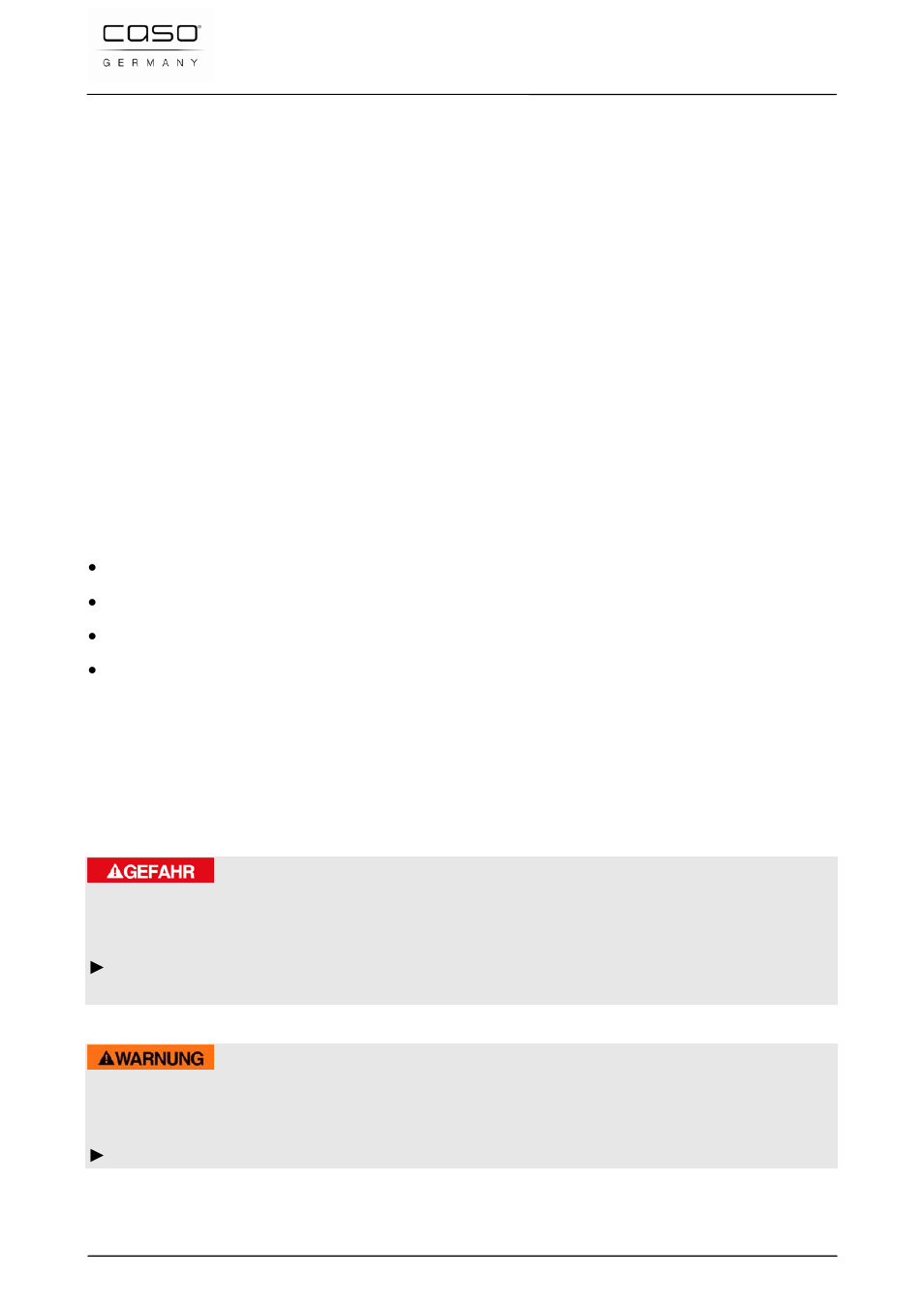 13 instruction manual, 1 general, 2 information on this manual | 3 warning notices, Danger, Warning | CASO Germany VC 300 Vacuum System User Manual | Page 31 / 125