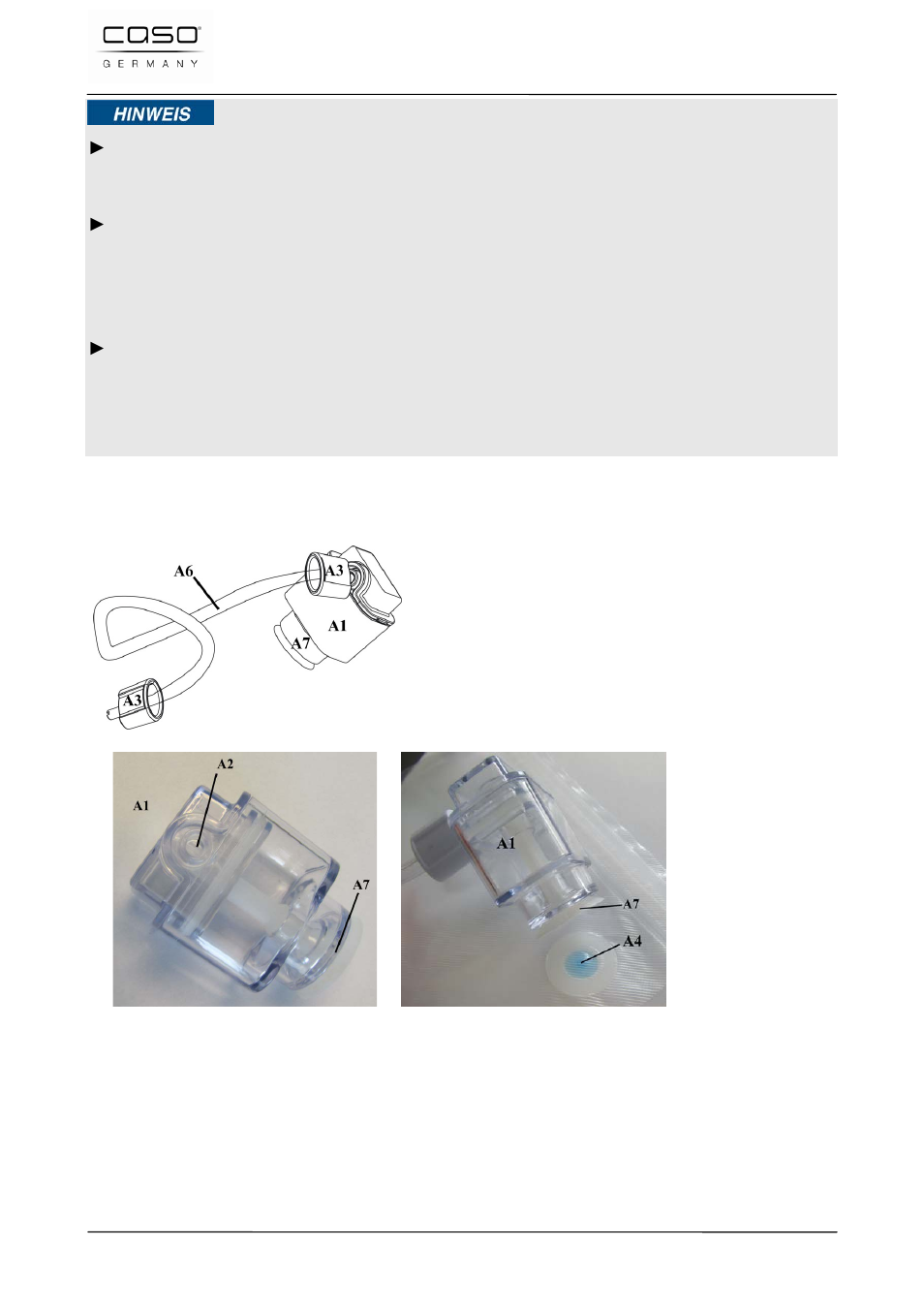 5 vakuum-verpacken in einem zip-beutel, 1 übersicht, 2 bedienung: vakuumieren eines zip-beutels | CASO Germany VC 220 Vacuum Set User Manual | Page 23 / 126