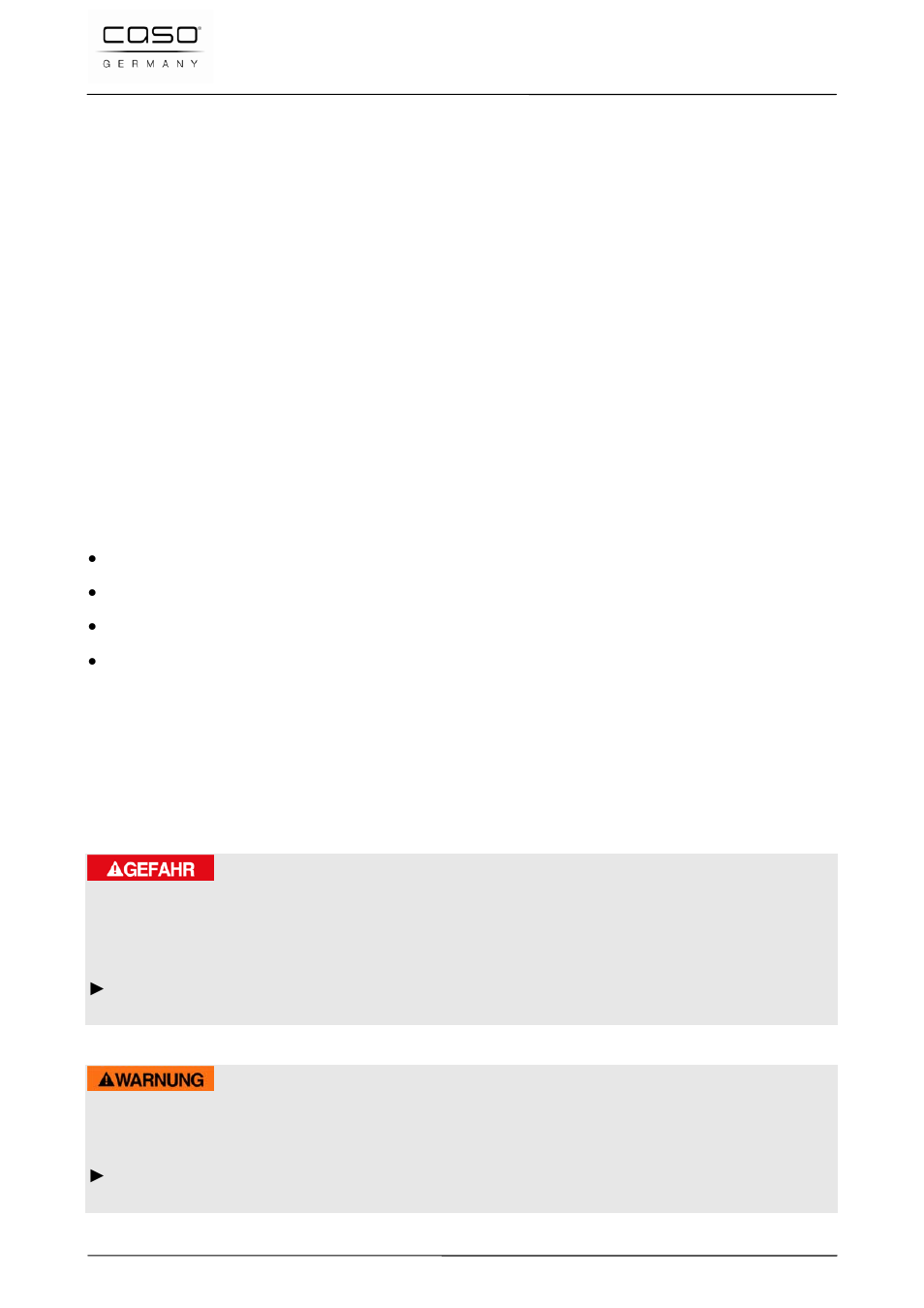 18 mode d´emploi, 1 généralités, 2 informations relatives à ce manuel | 3 avertissements de danger, Danger, Attention | CASO Germany VC 100 Vacuum System User Manual | Page 44 / 110