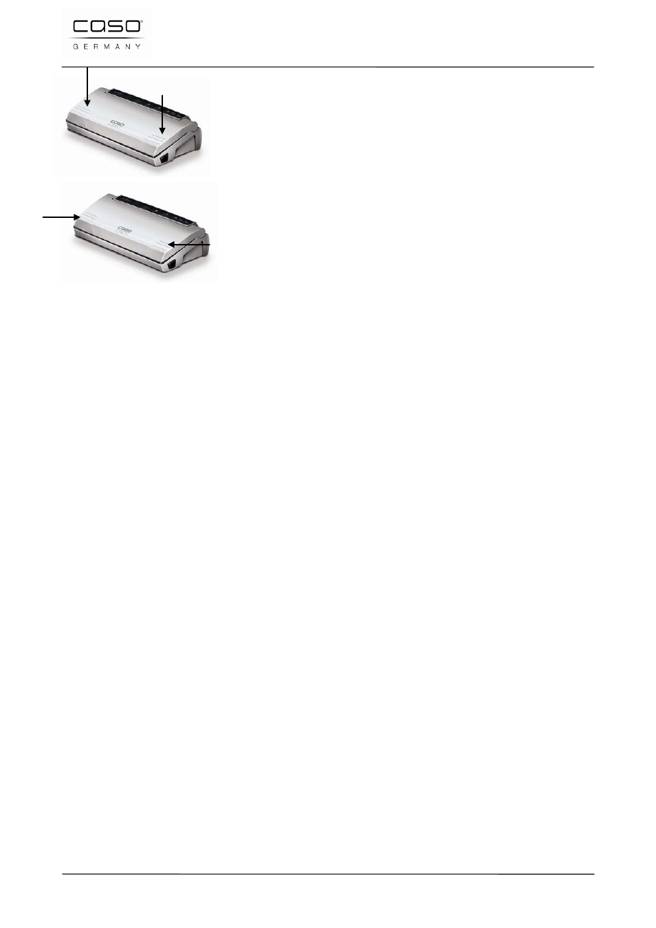 2 sacchetti in rotoli, 3 conservazione del cibo sotto vuoto | CASO Germany VC 100 Vacuum System User Manual | Page 71 / 110