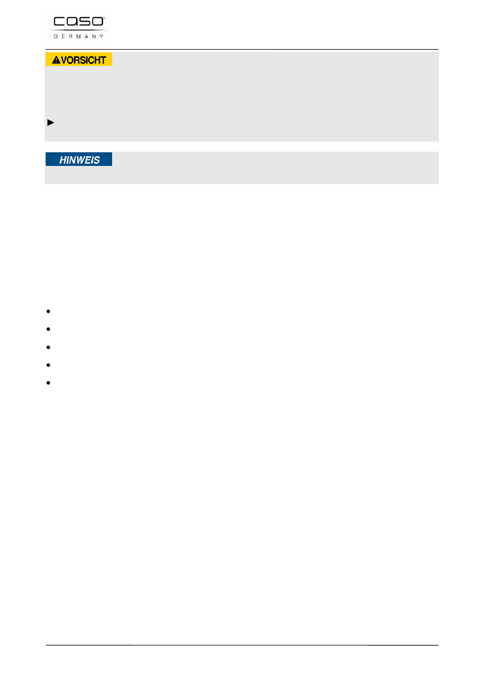 4 aansprakelijkheid, 5 auteurswet, Voorzichtig | CASO Germany VC 100 Vacuum System User Manual | Page 79 / 110