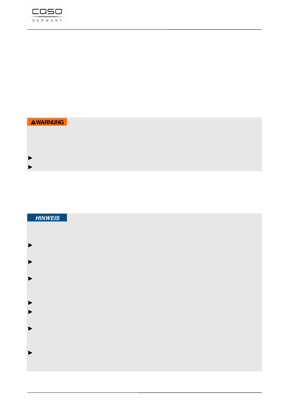 35 veiligheid, 1 gebruik volgens de voorschriften, 2 algemene veiligheidsinstructies | Waarschuwing | CASO Germany VC 100 Vacuum System User Manual | Page 80 / 110