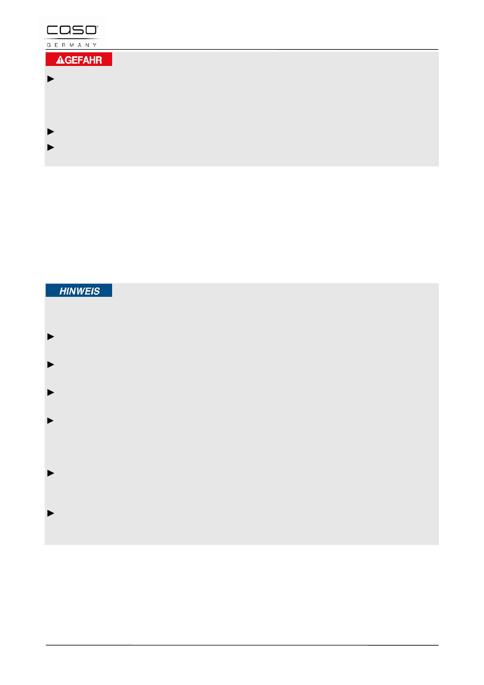 CASO Germany VC 10 Vacuum System User Manual | Page 15 / 109