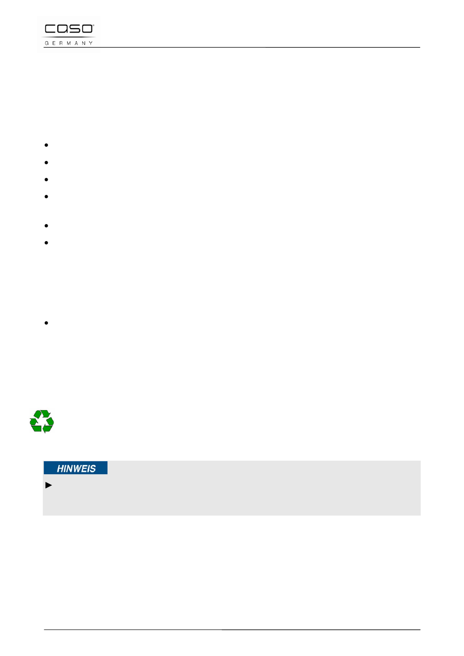 3 functions, 4 unpacking, 5 disposal of the packaging | CASO Germany VC 10 Vacuum System User Manual | Page 33 / 109