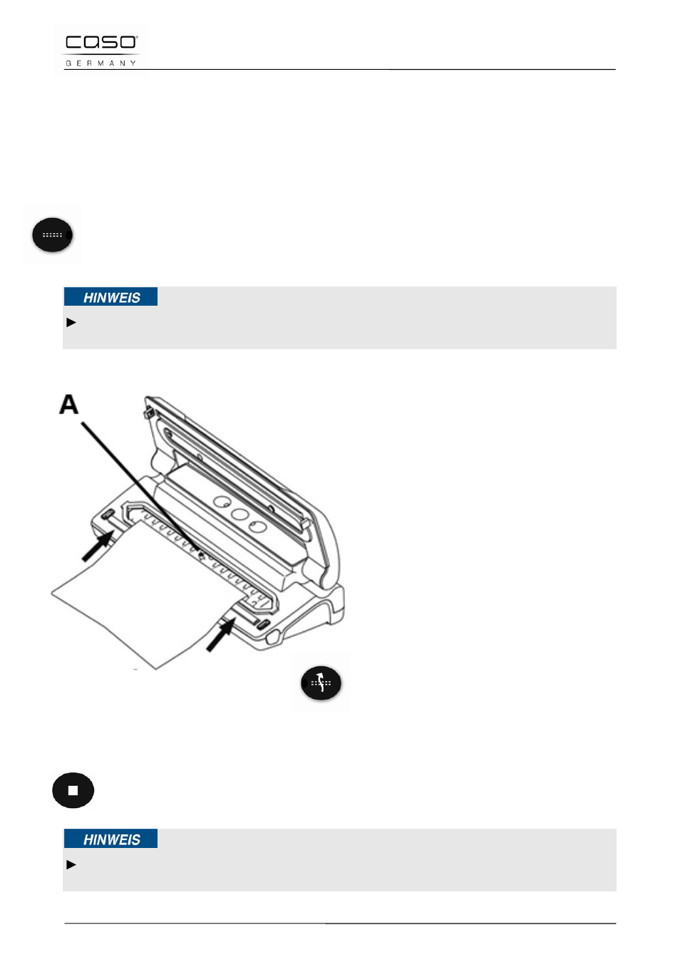 3 making a bag using the bag roll, 4 preserve food with vacuum | CASO Germany VC 10 Vacuum System User Manual | Page 37 / 109