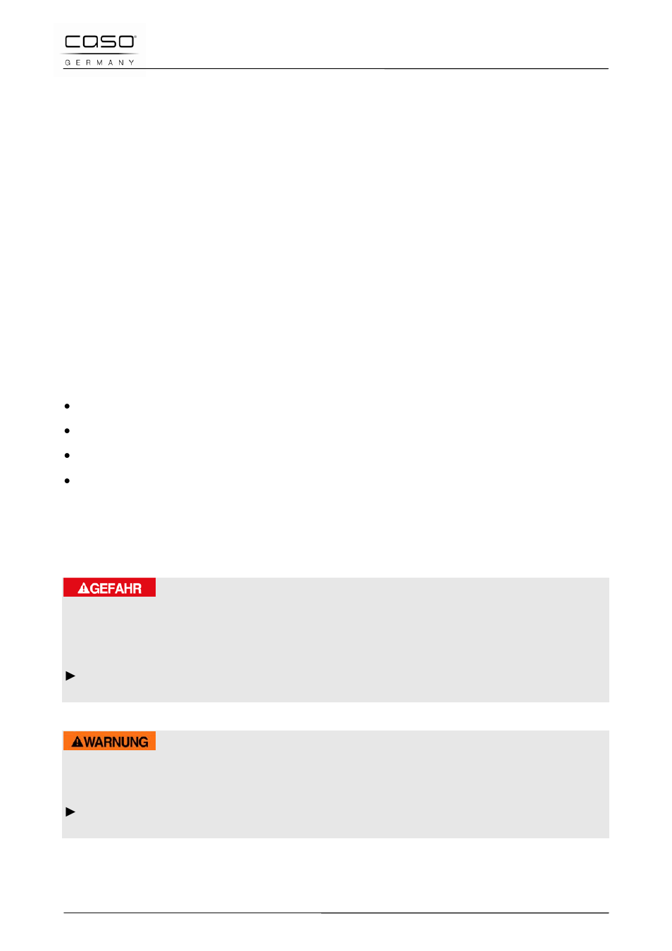 22 mode d´emploi, 1 généralités, 2 informations relatives à ce manuel | 3 avertissements de danger, Danger, Attention | CASO Germany VC 10 Vacuum System User Manual | Page 44 / 109