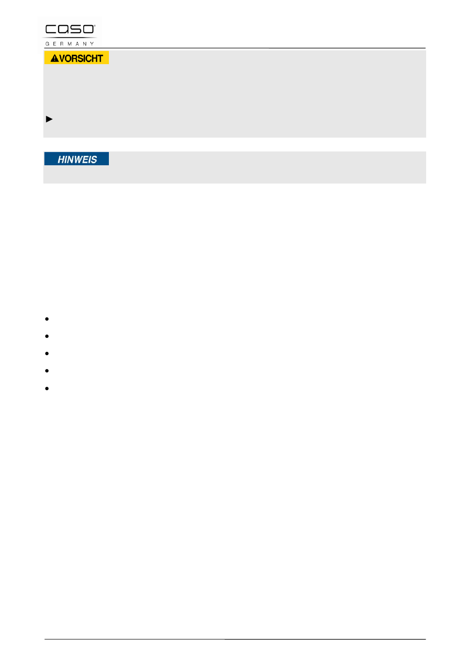 4 aansprakelijkheid, 5 auteurswet, Voorzichtig | CASO Germany VC 10 Vacuum System User Manual | Page 78 / 109