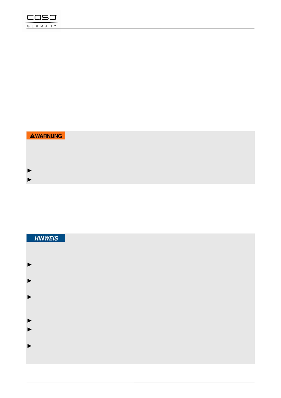 43 veiligheid, 1 gebruik volgens de voorschriften, 2 algemene veiligheidsinstructies | Waarschuwing | CASO Germany VC 10 Vacuum System User Manual | Page 79 / 109