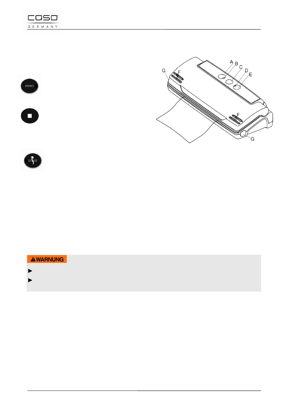 46 opbouw en functie, 1 algemeen overzicht, 2 typeplaatje | Waarschuwing | CASO Germany VC 10 Vacuum System User Manual | Page 85 / 109