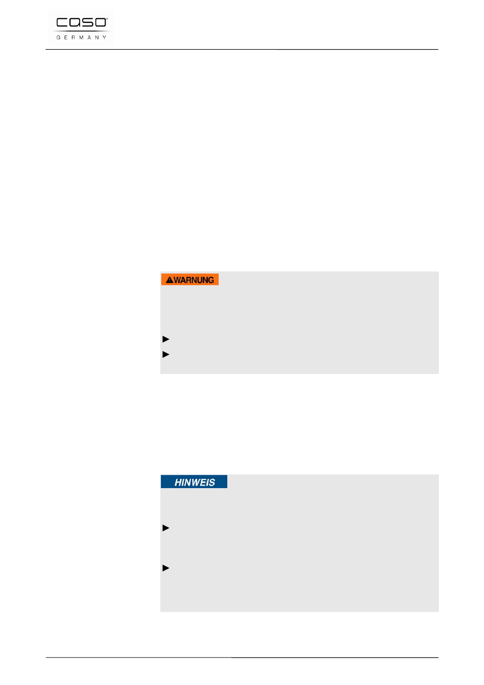 52 veiligheid, 1 gebruik volgens de voorschriften, 2 algemene veiligheidsinstructies | Waarschuwing | CASO Germany MyVac 20 User Manual | Page 128 / 145